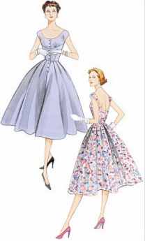 1954 misses daydress historical reproduction clothing 