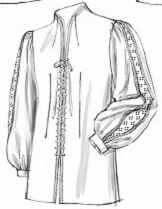 tall cuffed doublet historical roleplaying costume