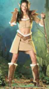 misses warrior princess roleplaying fantasy costume