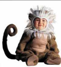 baby baboon halloween animal roleplaying fantasy costume