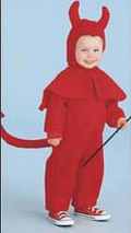 baby devil childrens roleplaying halloween costume