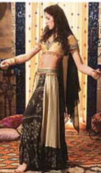 bellydancer roleplaying fantasy costume