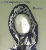 Historical ladys headwear Bonnet