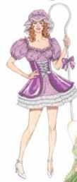 bo peep historical roleplaying costume