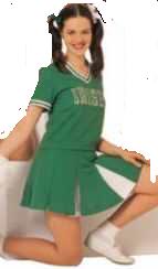 cheerleader roleplaying fantasy costume