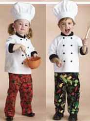 chef twins childrens roleplaying fantasy costume