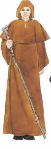 mens medieval monks robes historical roleplaying costume