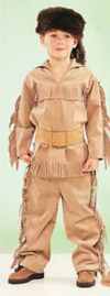 childs davy crockett historical roleplaying fantasy costume