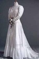 edwardian wedding gown historical reproduction costume