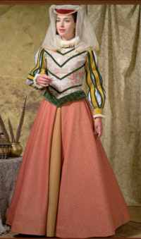 miss elizabethan gown historical roleplaying costume