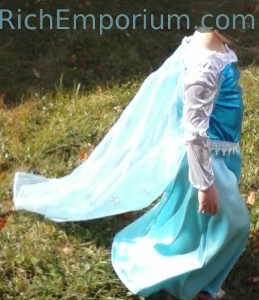 elsa frozen roleplaying costume