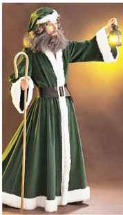 mens father christmas historical roleplaying costume