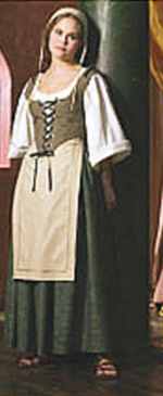 miss renaissance servant girl historical roleplaying costume