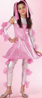 girls funky spacechick roleplaying halloween costume