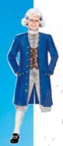 george washington childrens adult historical roleplaying fantasy costume