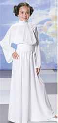 girl princess leia fantasy costume