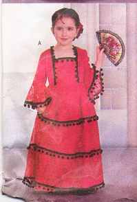 girl senorita spanish dress