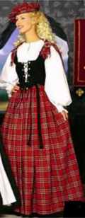 miss scottish lassie roleplaying fantasy costume