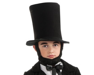 abe lincoln childrens adult roleplaying beard