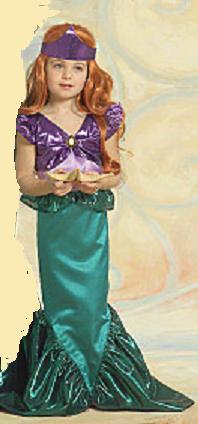 little mermaid childs roleplaying costume