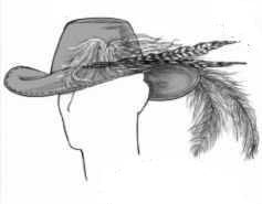 mens musketeer hat 1740