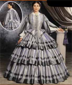 miss civil war daydress historical roleplaying fantasy costume