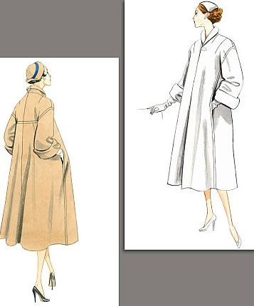 misses 1953 coat historical roleplaying costume