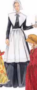 misses american colonial puritan pilgrim roleplaying costume