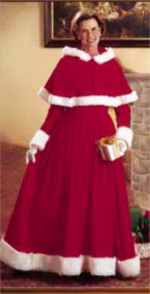 mrs clause roleplaying fantasy costume