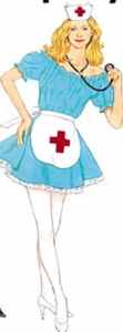 misses nurse fantasy roleplaying halloween costume