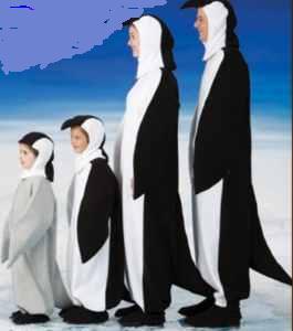 penguin family child adult roleplaying fantasy animal halloween costume