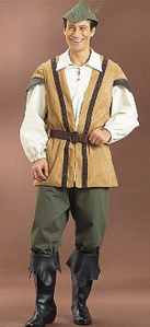 mens robin hood roleplaying fantasy costume