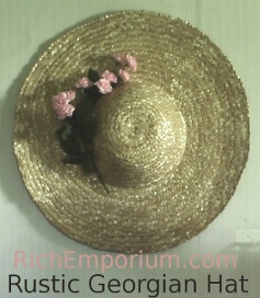 Rustic Georgian Ladys Hat