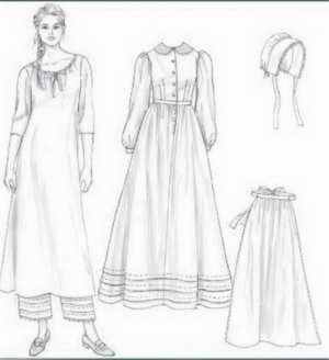 miss colonial settler historical roleplaying costume