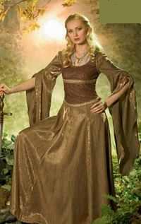 Medieval shield maiden costume