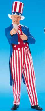 uncle sam patriotic roelplaying fantasy costume