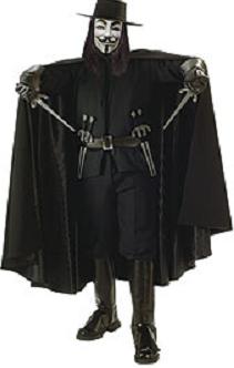 v for vendetta cape roleplaying costume