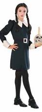 wednesday addams girls halloween costume