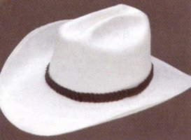 Straw cowboy hat historical roleplaying costume