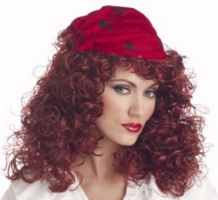 pirate girl wig historical roleplaying fantasy costume accesory