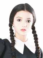 wednesday addams roelplaying fantasy halloween wig